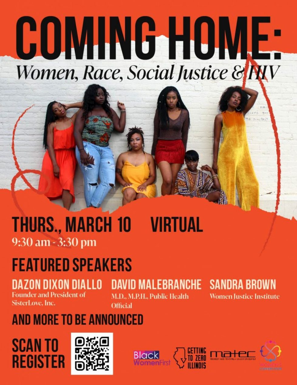 Coming Home - Women, Race Social Justice and HIV Flyer and Save the Date_Flyer QR